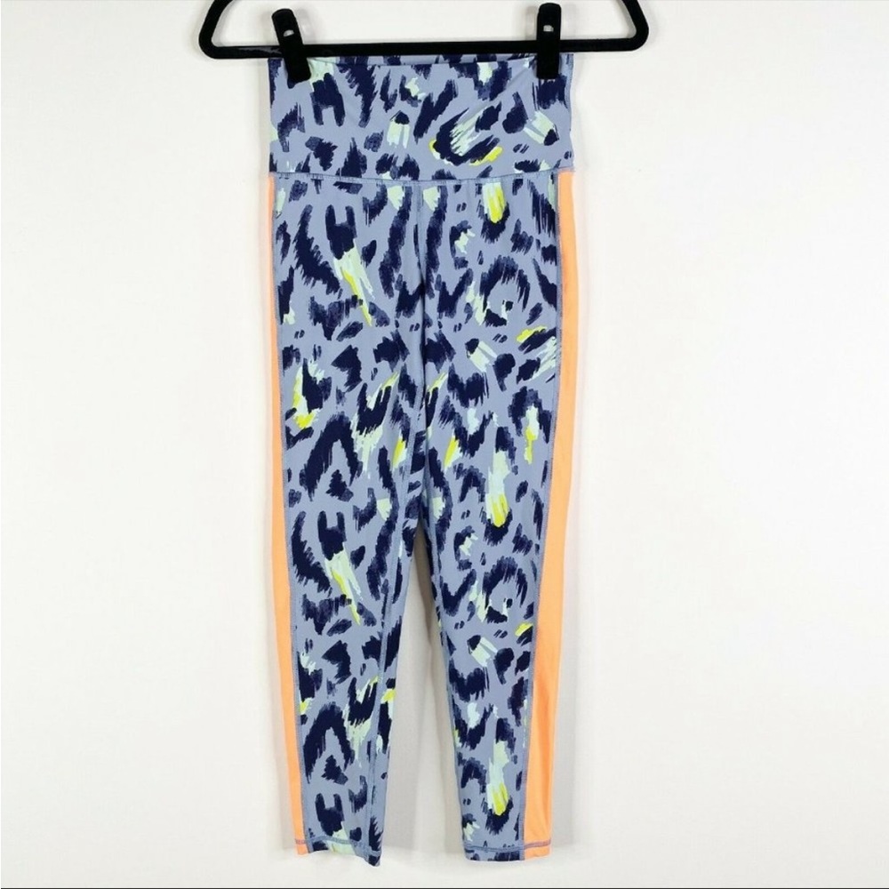Aerie Multi Leopard Animal Print Athletic Leggings